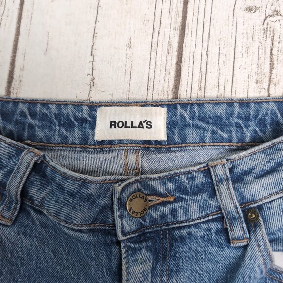 Rolla's Original High Rise Straight Jeans Women Size 27 - Picture 9 of 12